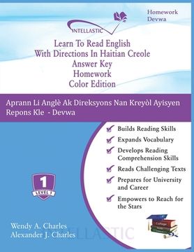 portada Learn To Read English With Directions In Haitian Creole Answer Key Homework: Color Edition (in English)