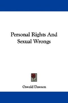 portada personal rights and sexual wrongs (en Inglés)