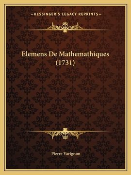 portada Elemens De Mathemathiques (1731) (in French)