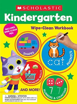 portada Kindergarten Wipe-Clean Workbook (en Inglés)