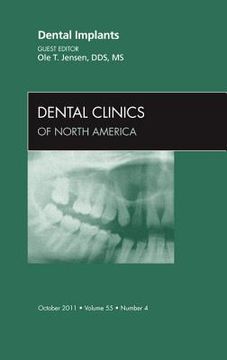portada Dental Implants, an Issue of Dental Clinics: Volume 55-4