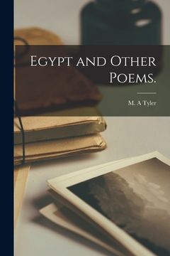 portada Egypt and Other Poems. (en Inglés)