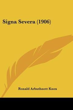 portada signa severa (1906) (in English)