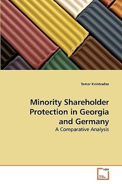 portada minority shareholder protection in georgia and germany (en Inglés)