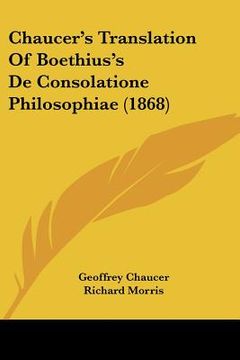 portada chaucer's translation of boethius's de consolatione philosophiae (1868)