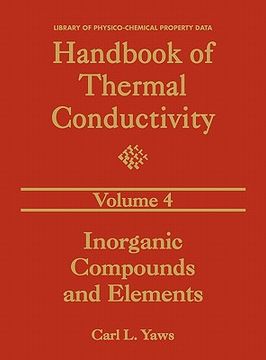portada handbook of thermal conductivity, volume 4:: inorganic compounds and elements (en Inglés)