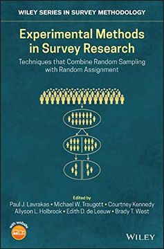 portada Experimental Methods in Survey Research: Techniques That Combine Random Sampling With Random Assignment (Wiley Series in Survey Methodology) (en Inglés)