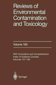 portada Reviews of Environmental Contamination and Toxicology: Continuation of Residue Reviews (in English)