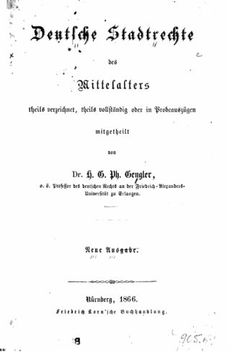 portada Deutsche Stadtrechte des Mittelalters (German Edition)