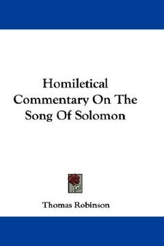 portada homiletical commentary on the song of solomon (in English)