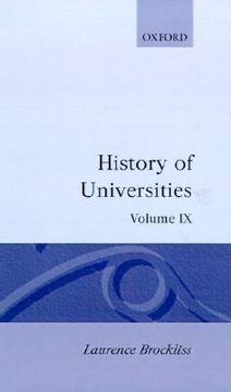 portada history of universities: 1990 (en Inglés)