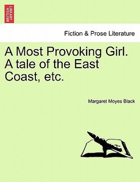 portada a most provoking girl. a tale of the east coast, etc. (in English)