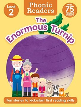 portada The Enormous Turnip: Phonic Readers age 4-6 Level 2 (English Educational Books) 