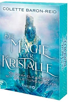 portada Die Magie der Kristalle: 58 Orakelkarten mit Anleitungsbuch (en Alemán)