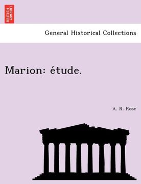 portada Marion: étude. (French Edition)