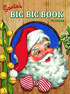 portada Santa's big big Book to Color (Jumbo Coloring Book) 