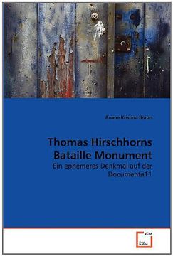 portada Thomas Hirschhorns Bataille Monument