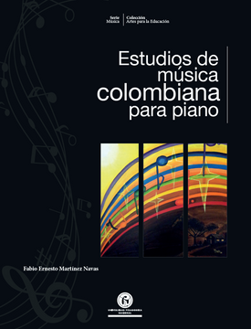 portada Estudios de Música Colombiana Para Piano