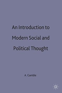 portada An Introduction to Modern Social and Political Thought (en Inglés)