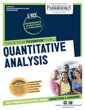 portada Quantitative Analysis (Rce-107): Passbooks Study Guide Volume 107 (en Inglés)