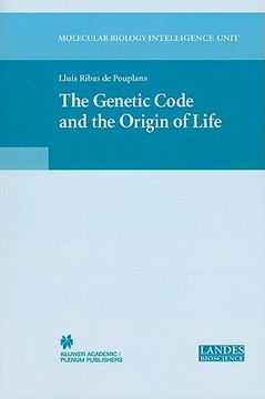 portada the genetic code and the origin of life (en Inglés)