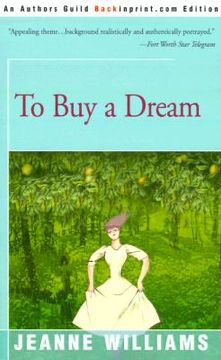 portada to buy a dream (en Inglés)