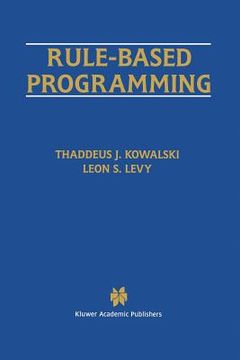 portada Rule-Based Programming (en Inglés)