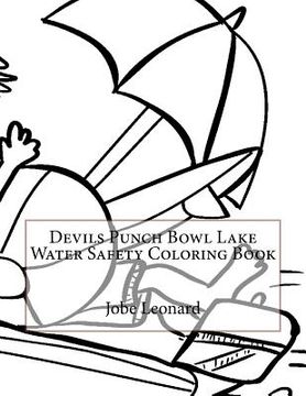 portada Devils Punch Bowl Lake Water Safety Coloring Book (en Inglés)