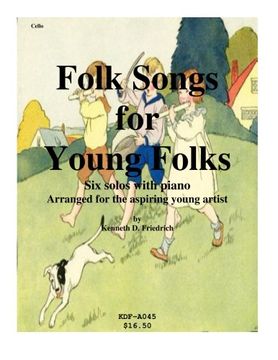 portada Folks Songs for Young Folks - cello and piano