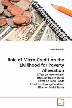 portada role of micro-credit on the livilihood for poverty alleviation (en Inglés)