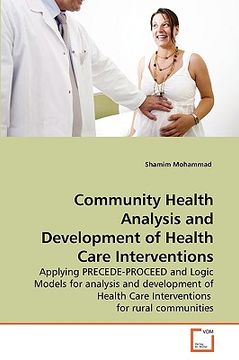 portada community health analysis and development of health care interventions (en Inglés)