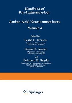 portada Amino Acid Neurotransmitters (en Inglés)