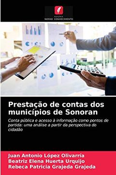 portada Prestação de Contas dos Municípios de Sonoran (in Portuguese)