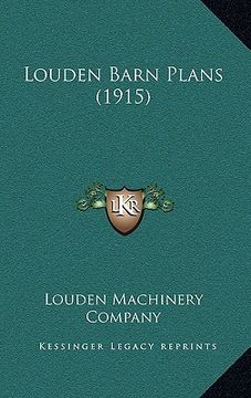 portada louden barn plans (1915) (in English)