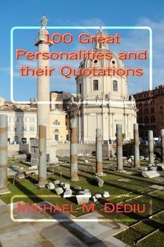portada 100 great personalities and their quotations (en Inglés)