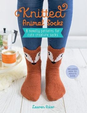 portada Knitted Animal Socks: 6 Novelty Patterns for Cute Creature Socks