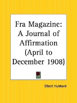 portada fra magazine: a journal of affirmation, april to december 1908 (in English)