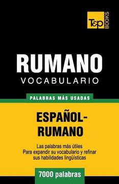 portada Vocabulario español-rumano - 7000 palabras más usadas