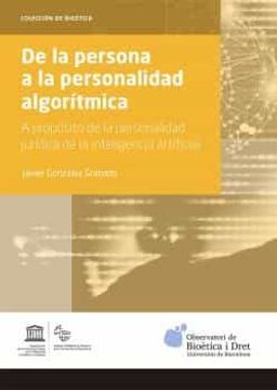 portada De la Persona a la Personalidad Algoritmica (in Spanish)