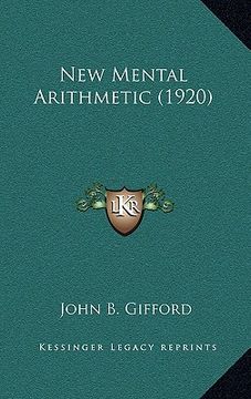 portada new mental arithmetic (1920) (in English)