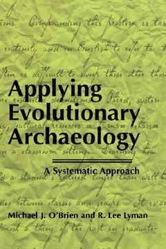 portada applying evolutionary archaeology: a systematic approach