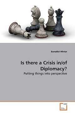 portada is there a crisis in/of diplomacy? (in English)