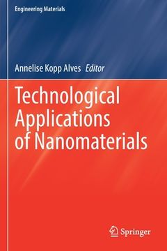 portada Technological Applications of Nanomaterials (en Inglés)