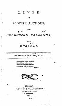 portada Lives of Scotish authors, viz. Fergusson, Falconer, and Russell
