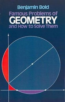 portada Famous Problems in Geometry and how to Solve Them (Dover Books on Mathematics) (en Inglés)