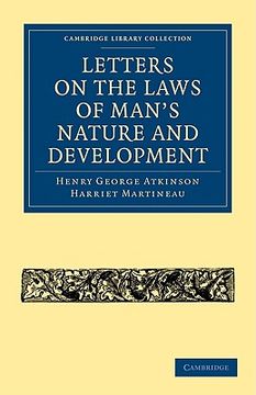 portada Letters on the Laws of Man's Nature and Development Paperback (Cambridge Library Collection - Science and Religion) (en Inglés)