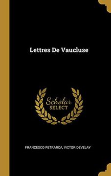 portada Lettres de Vaucluse 