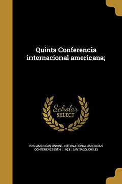 portada Quinta Conferencia Internacional Americana;