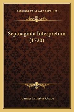 portada Septuaginta Interpretum (1720) (en Latin)