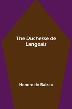 portada The Duchesse de Langeais (in English)